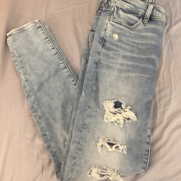 American Eagle Next Level Stretch Distressed Jeans - Picture 5 of 9